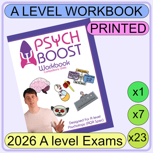 A-LEVEL Psychology Workbook (for aqa spec)